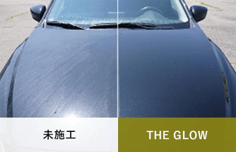 ダストの付着性テスト 水をかけたとき